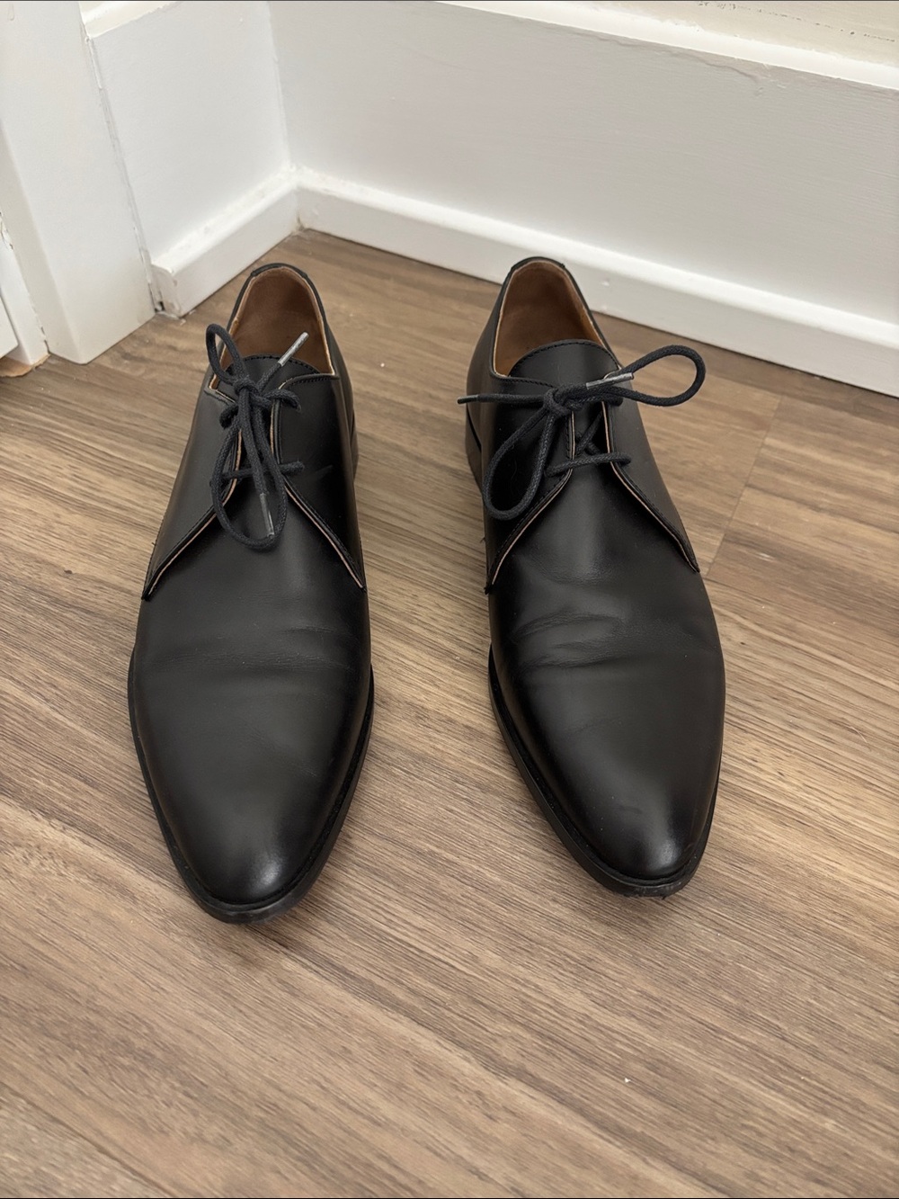 Everlane size 10 Womens Black Leather Loafers
